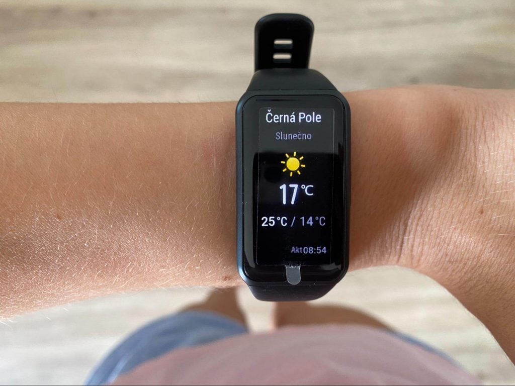 Wyświetlanie aktualnej pogody