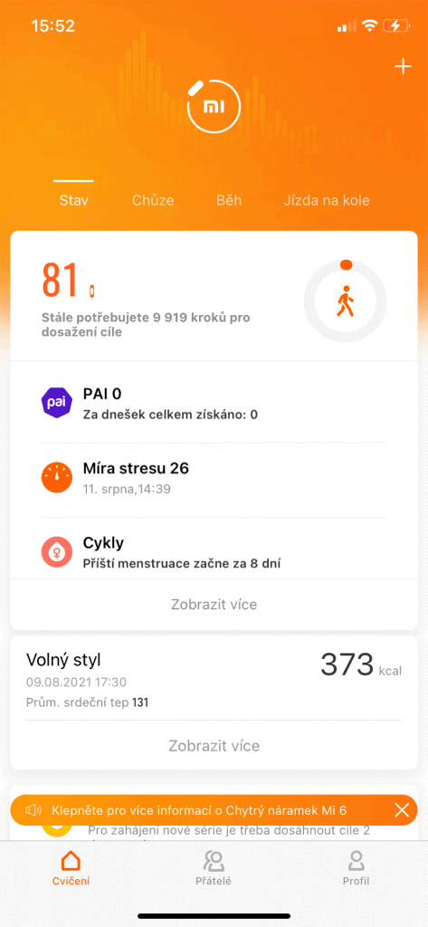 Ekran główny aplikacji