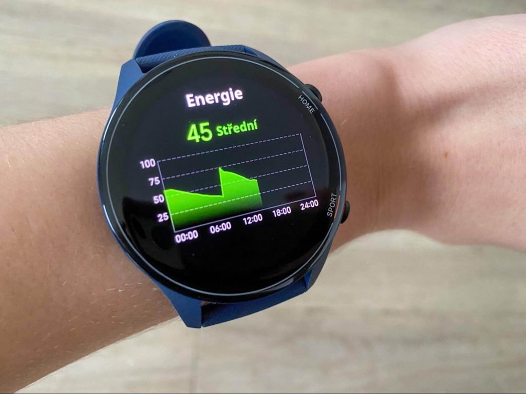 Zegarek mierzy również energię użytkownika