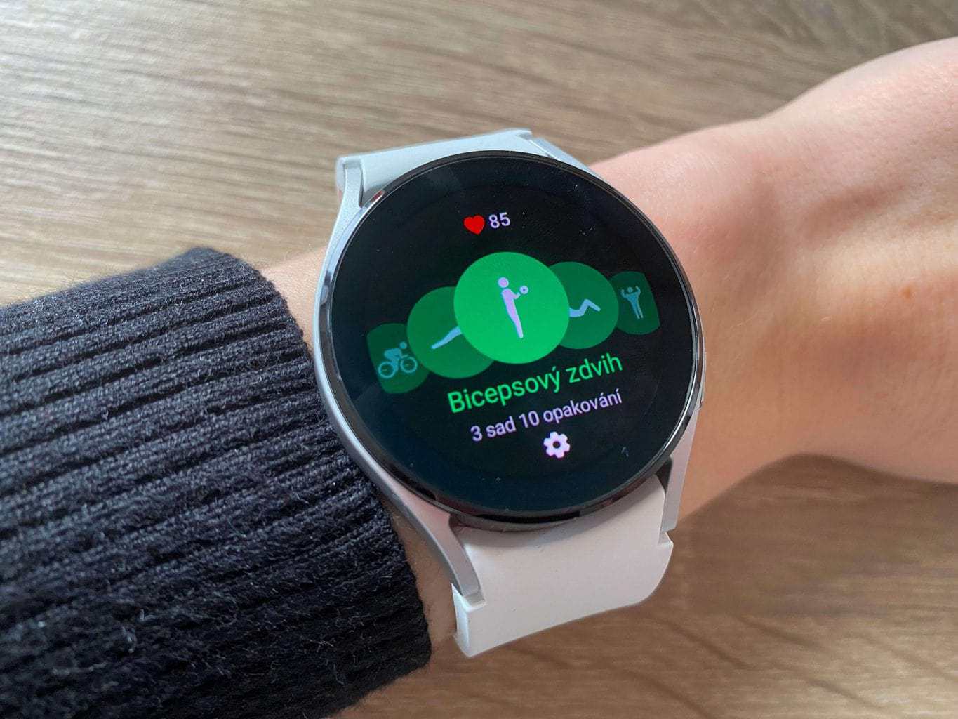 Do wyboru są określone ćwiczenia lub dyscypliny sportowe