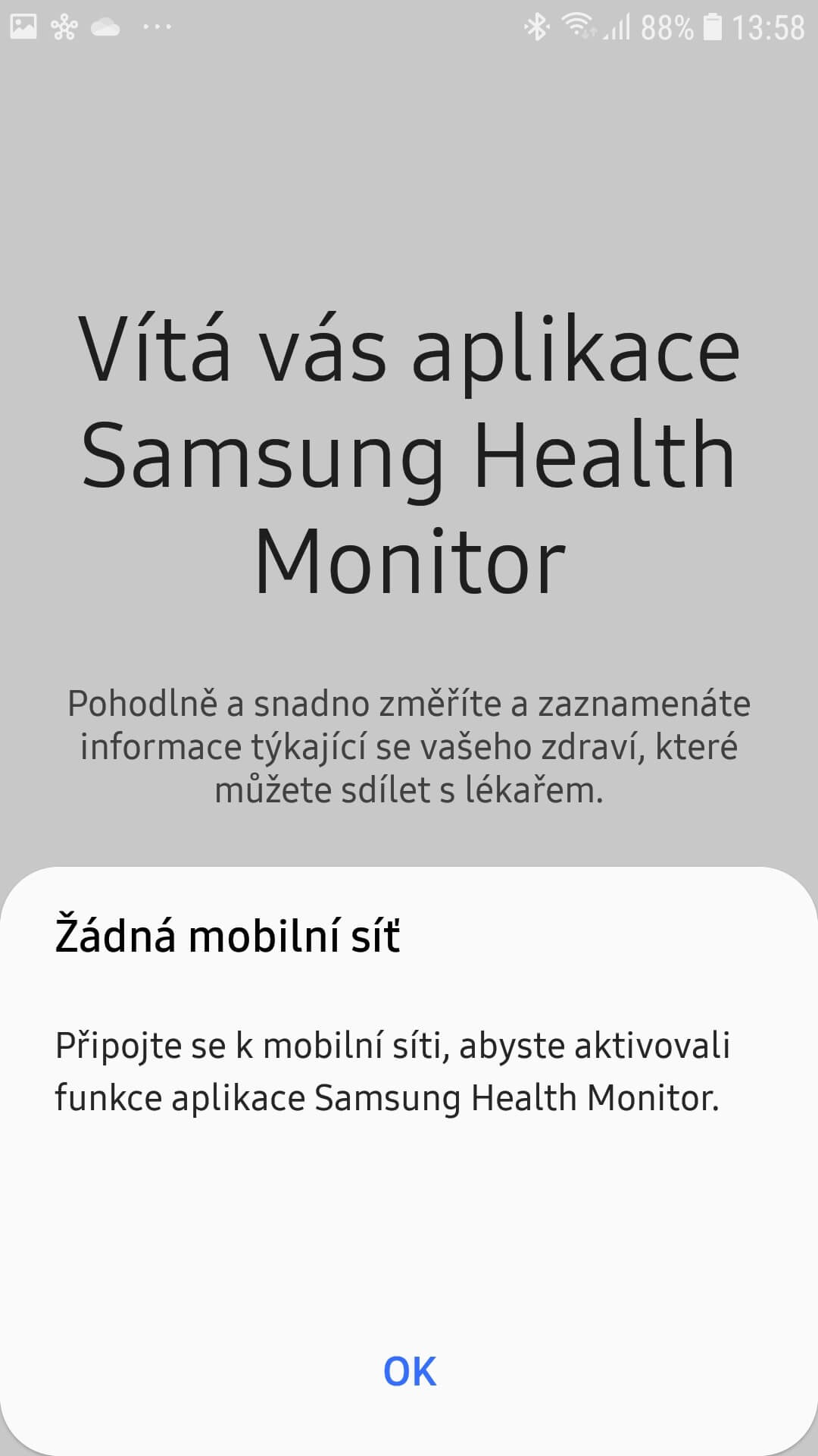 Aplikacja mobilna Samsung Health Monitor