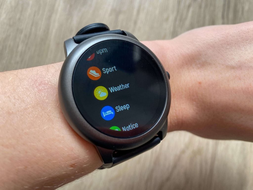 Menu funkcji jest przejrzyste