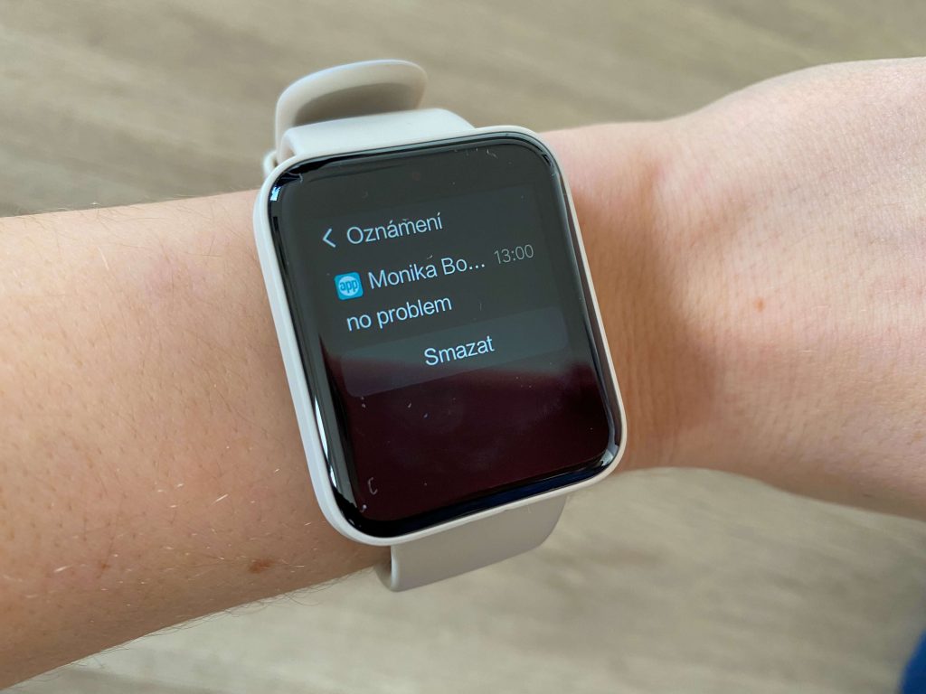 Pokazuje on fragment przychodzącej wiadomości