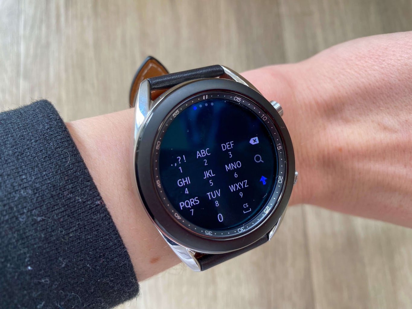 Możliwość wpisania wiadomości