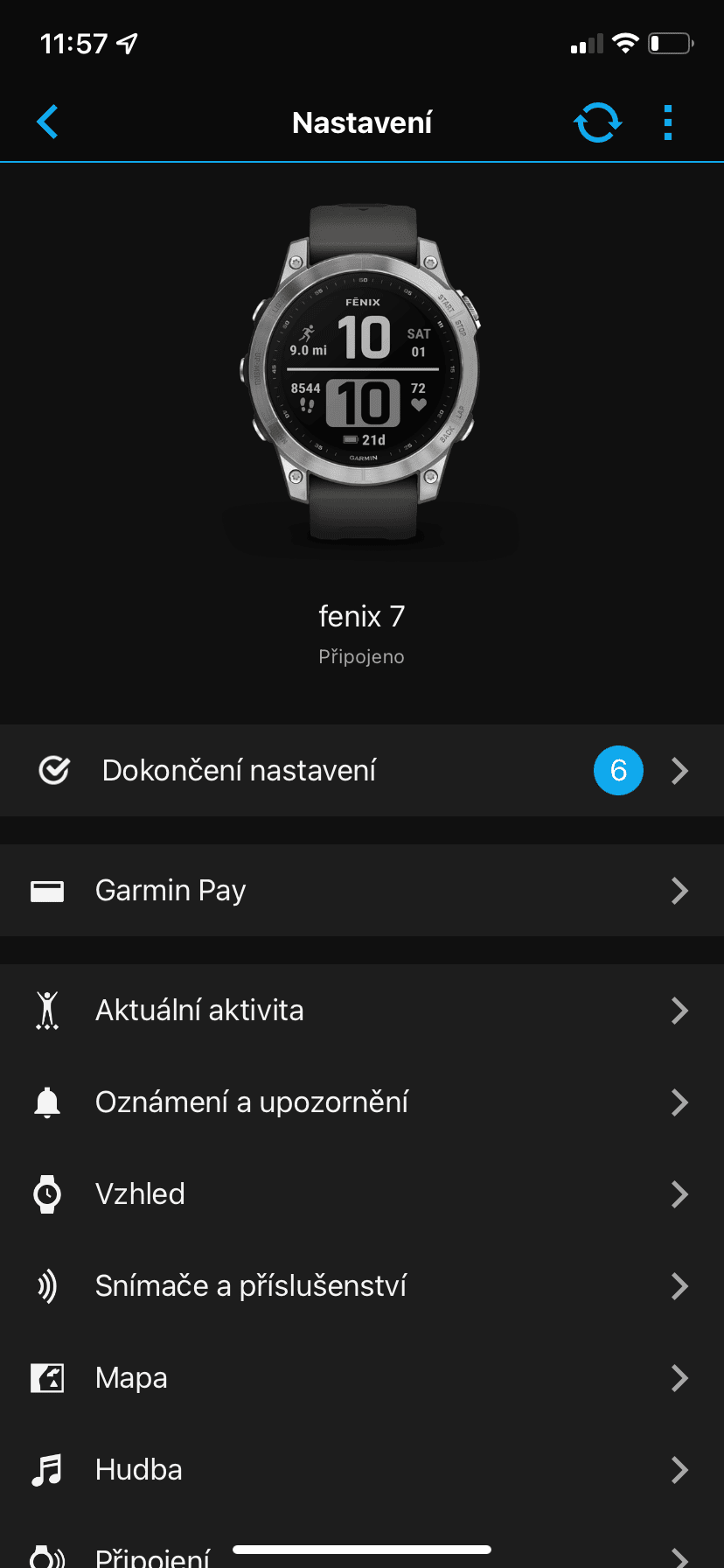 Aplikacja Garmin Connect
