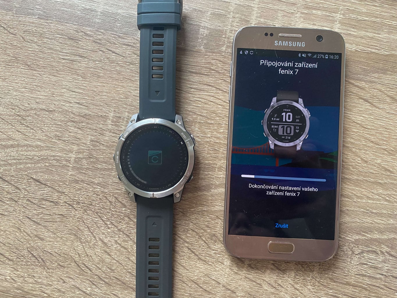 Następnie można rozpocząć korzystanie z zegarka