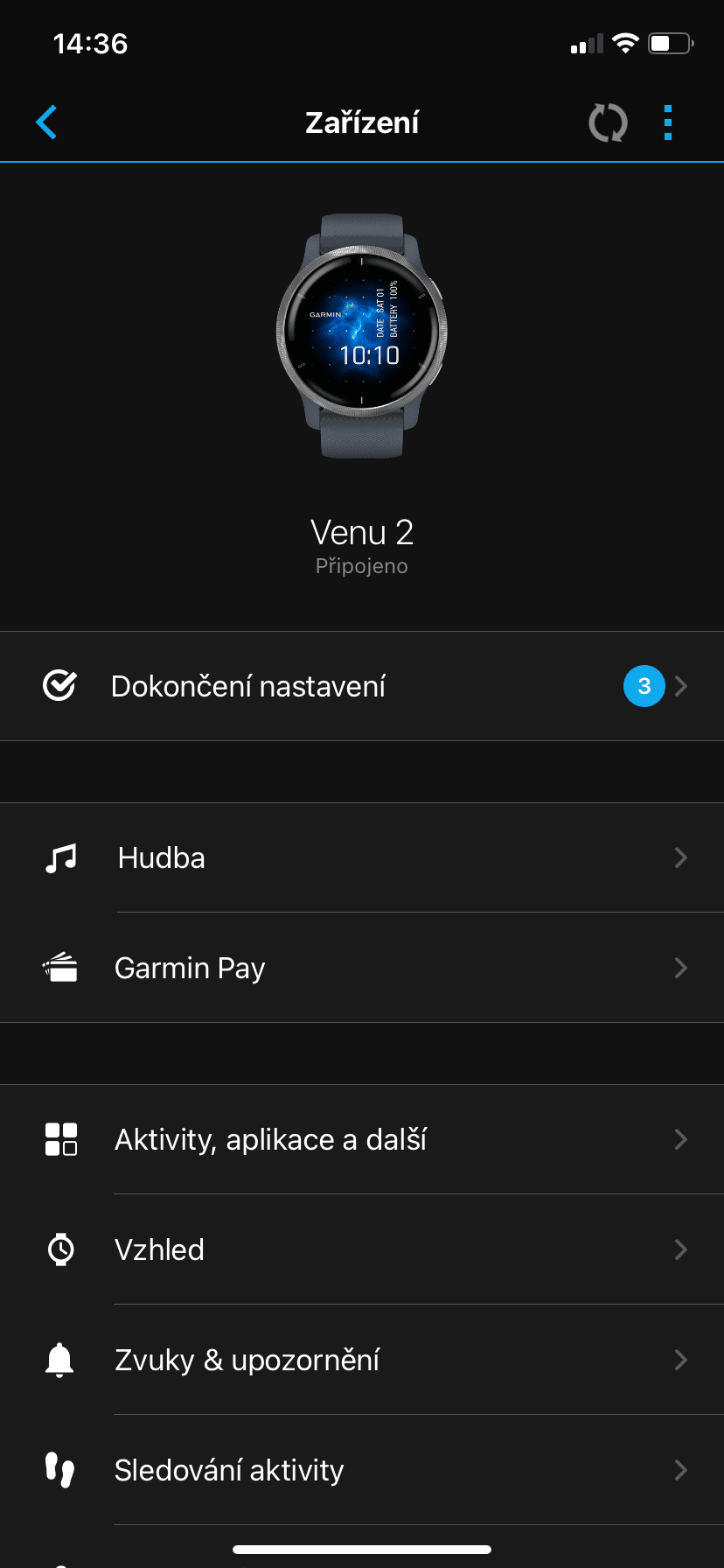 Informacje o zegarku