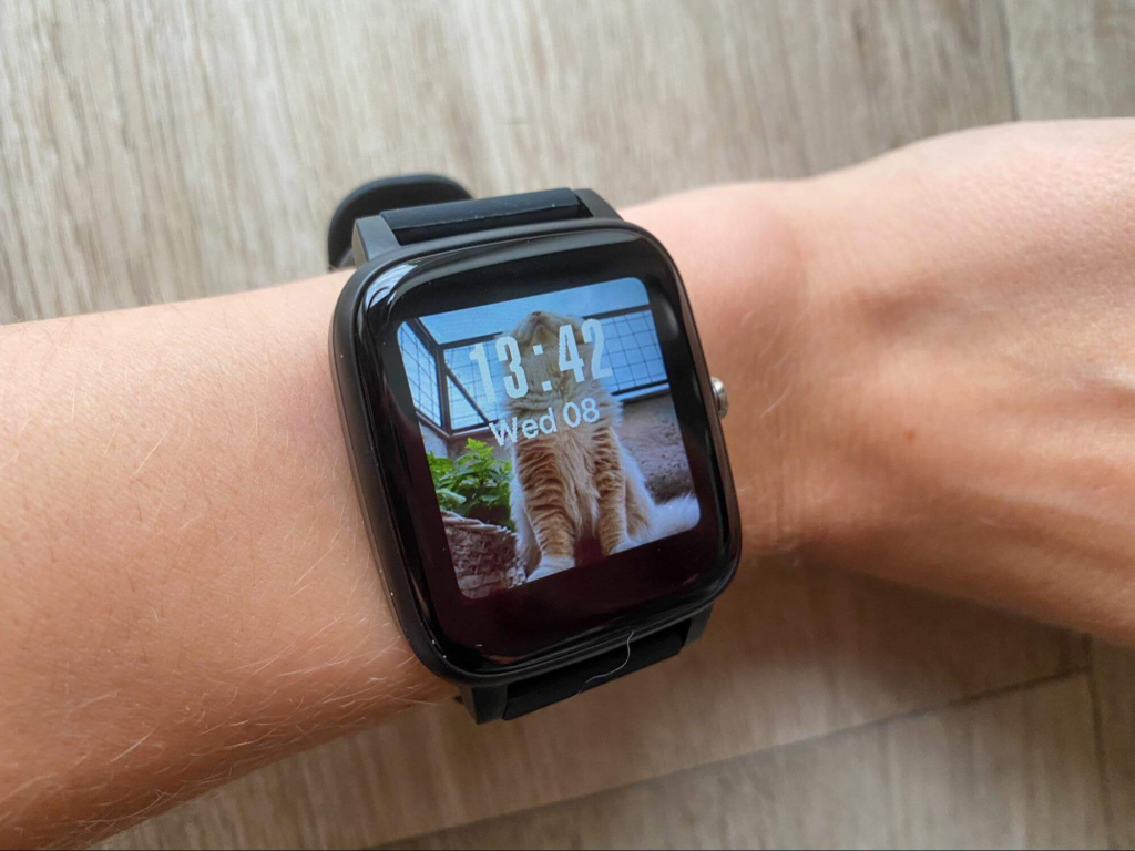 Własna tapeta na zegarku