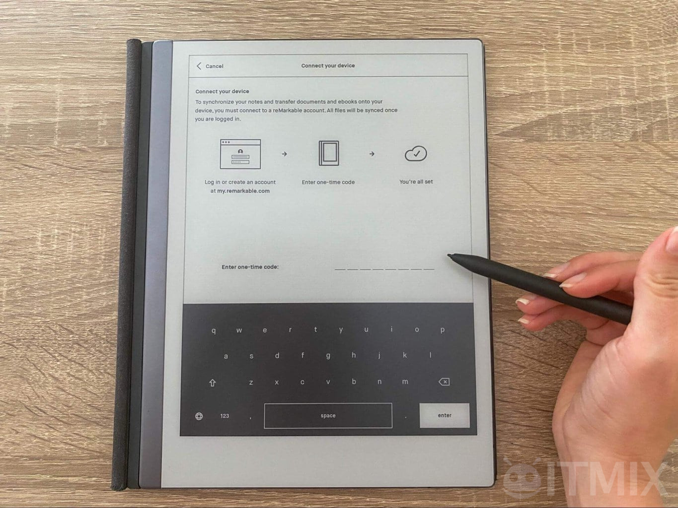 Wprowadzanie kodu jednorazowego