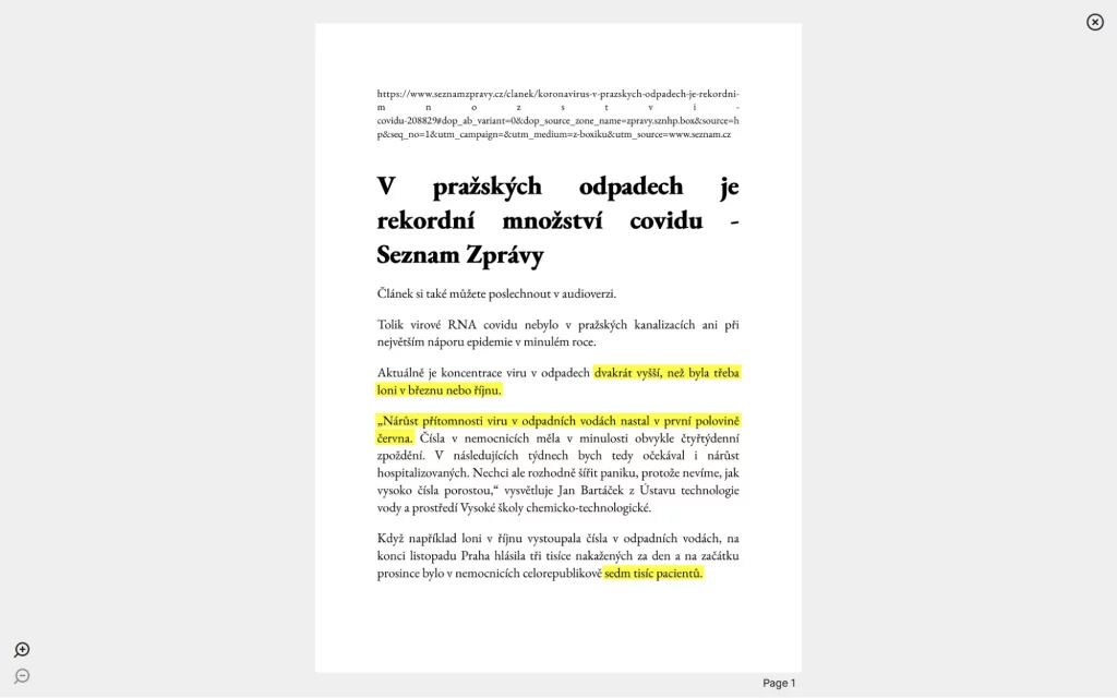 Tak wygląda dokument na komputerze