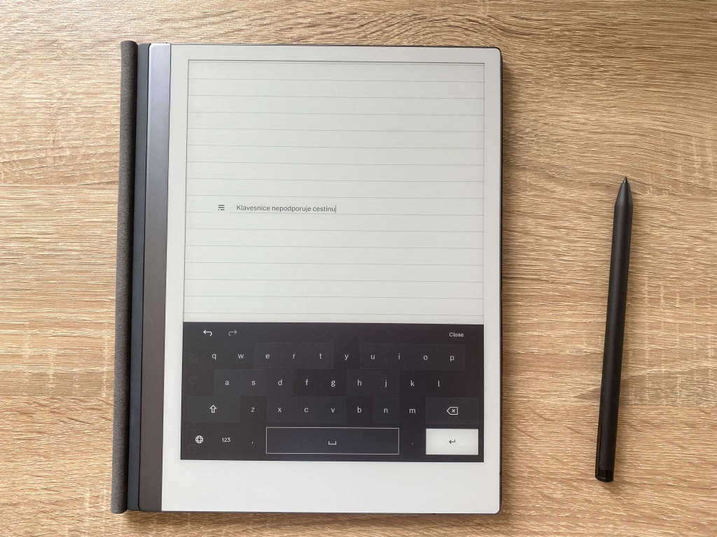 Klawiatura nie obsługuje języka czeskiego