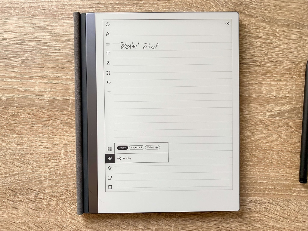 Dokumenty można łatwo sortować według etykiet