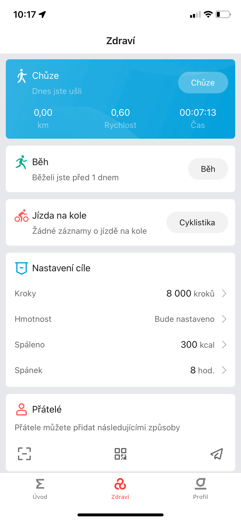 Można ustawić cele