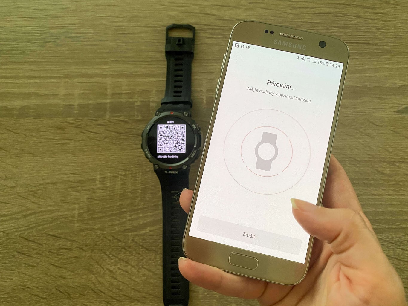 Rozpocznie się proces parowania