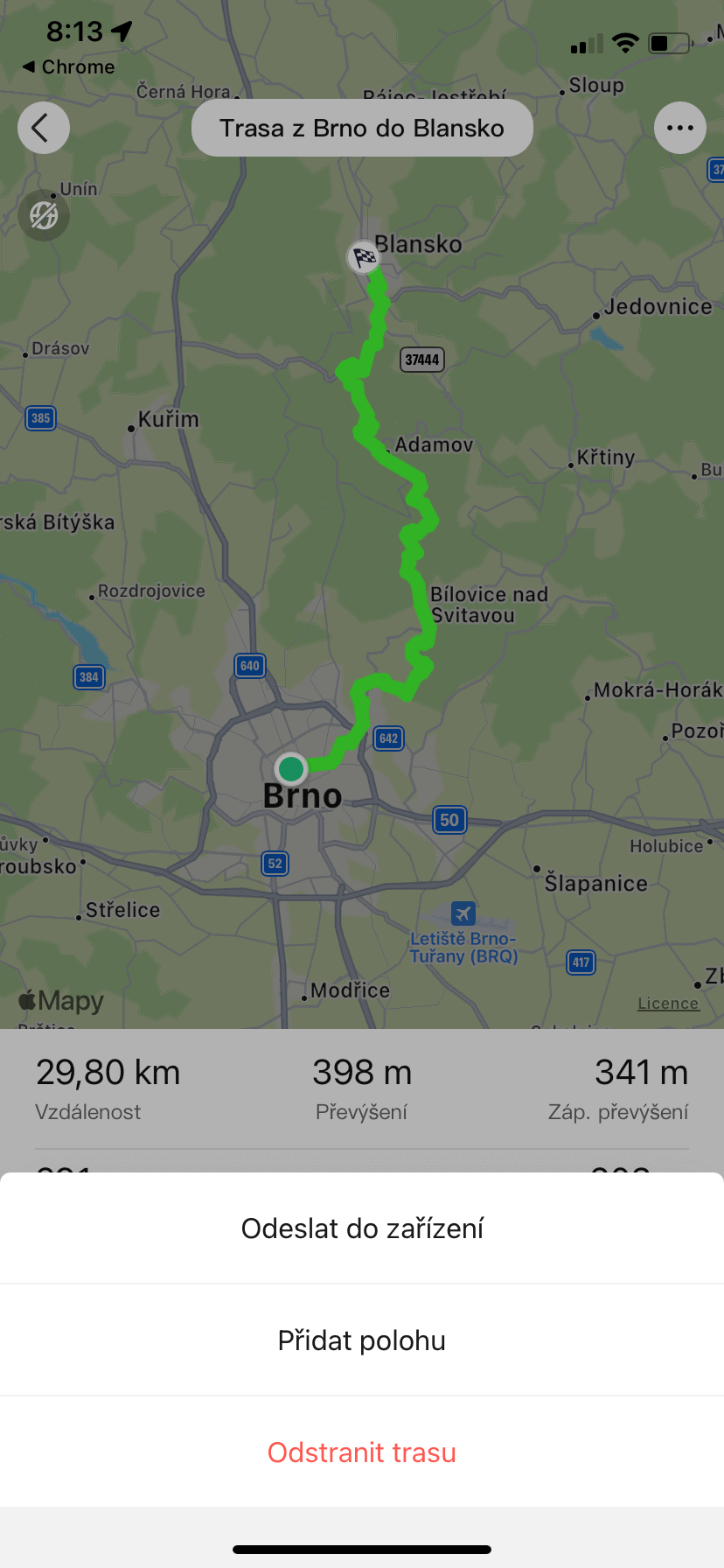 Dodaj trasę do swojego urządzenia