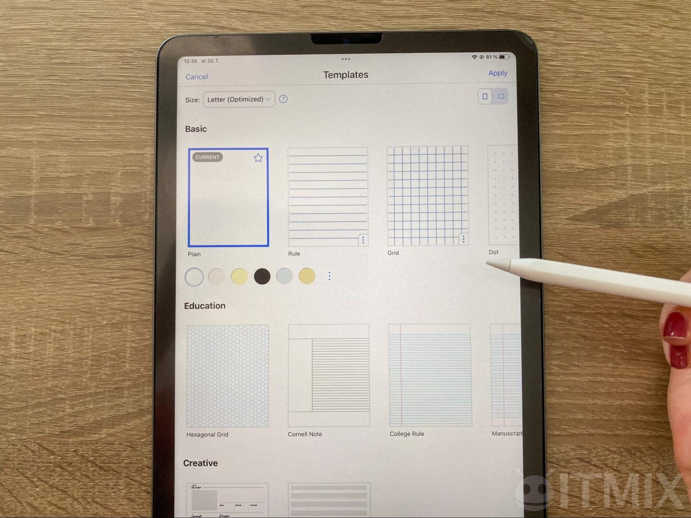 Dostępne układy stron