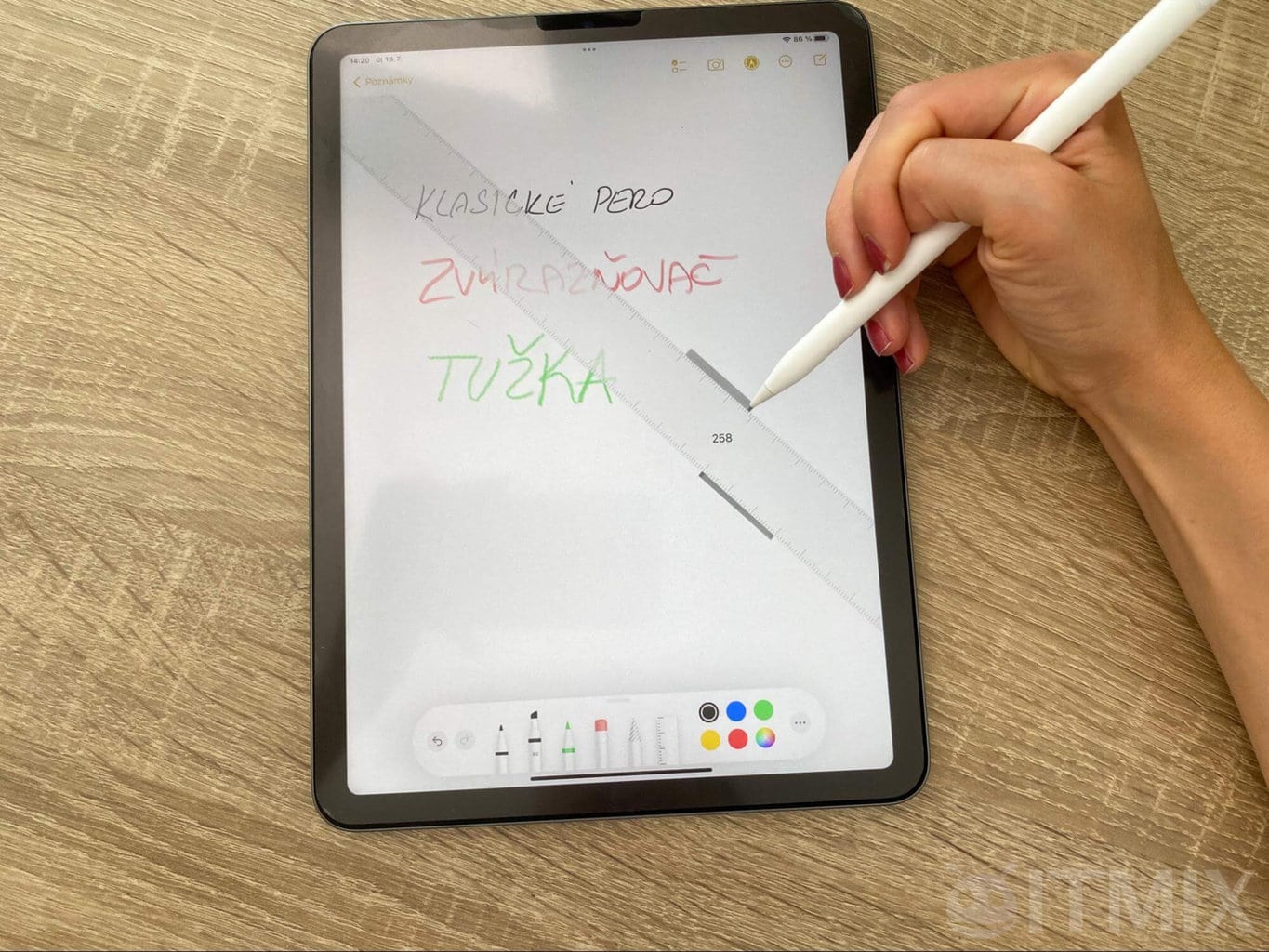 Przydatna jest również linijka