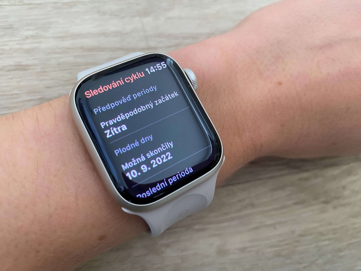 Szacowanie następnej miesiączki