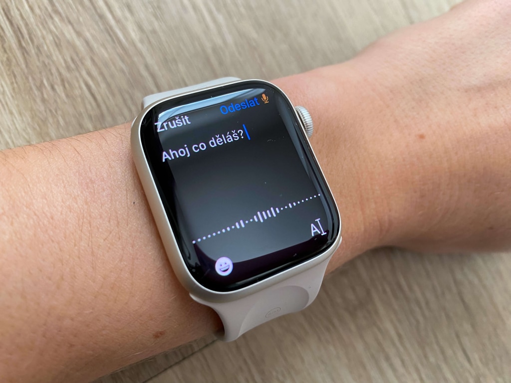 Wiadomość można wygodnie podyktować