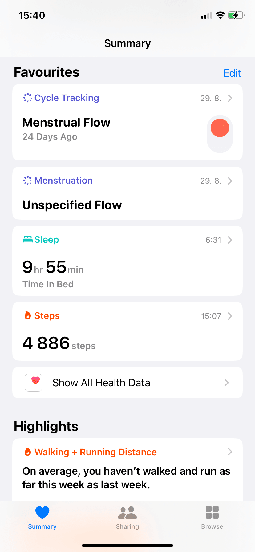 Aplikacja mobilna Zdrowie