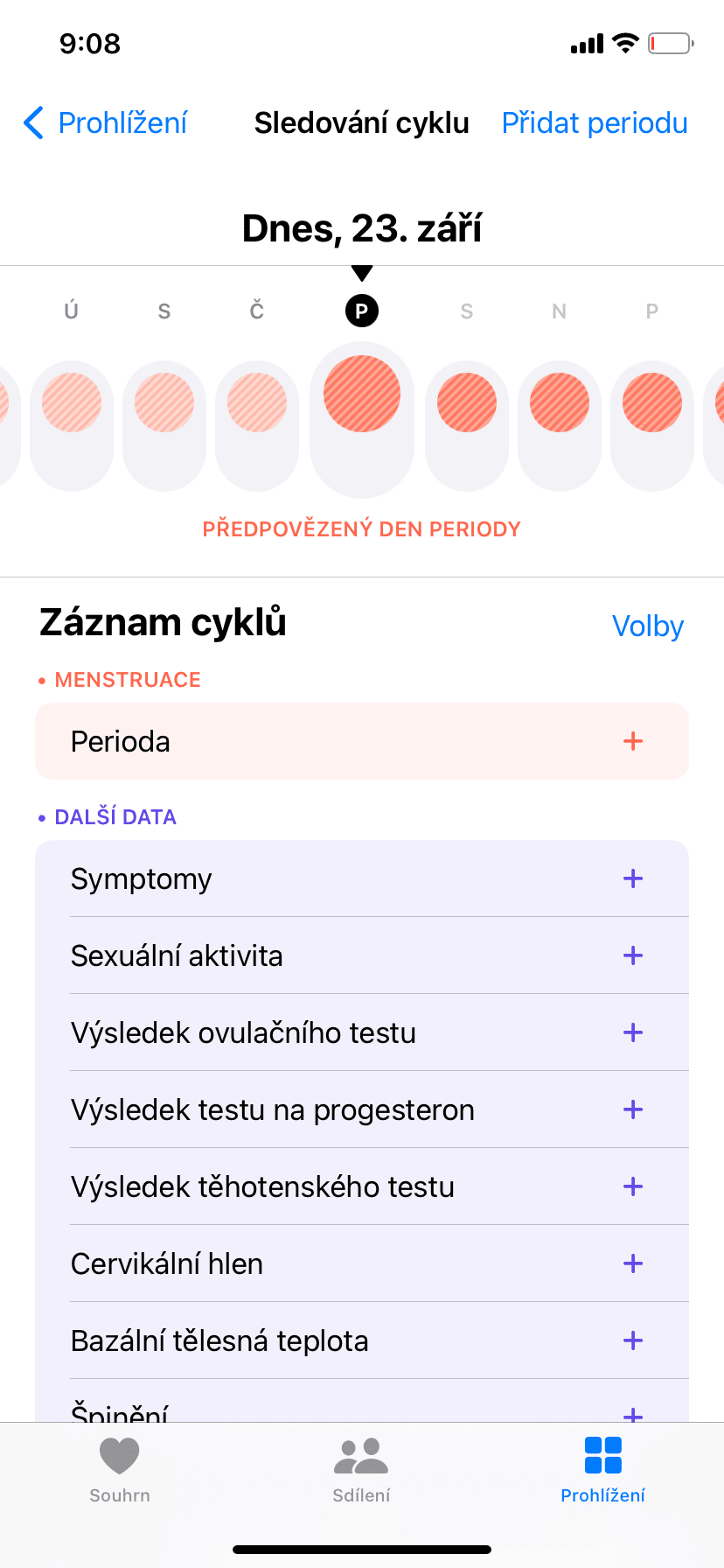 Możliwość wprowadzenia objawów