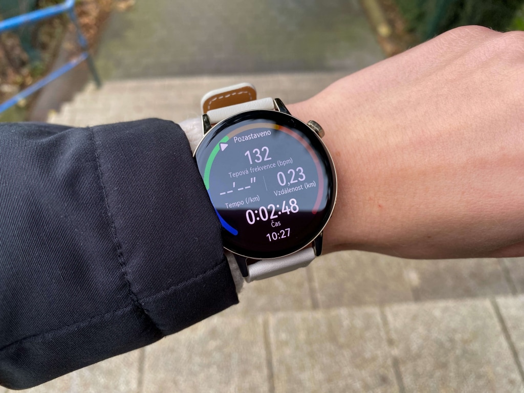 Informacje podczas biegu