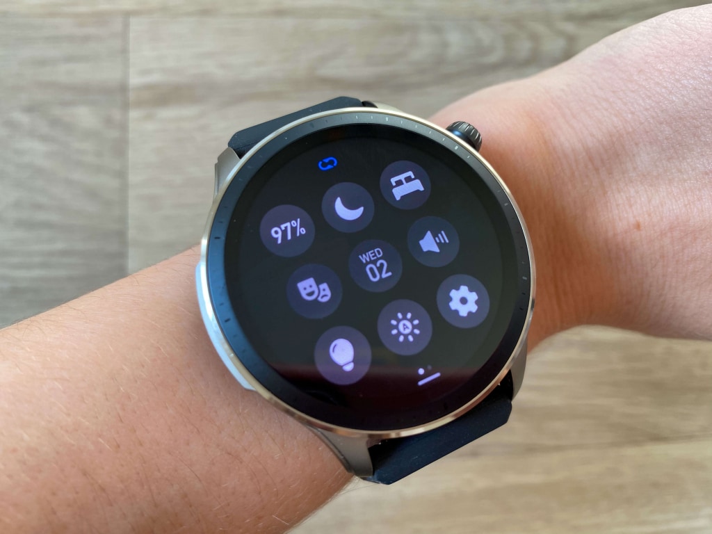 Można na przykład łatwo włączyć tryb Nie przeszkadzać