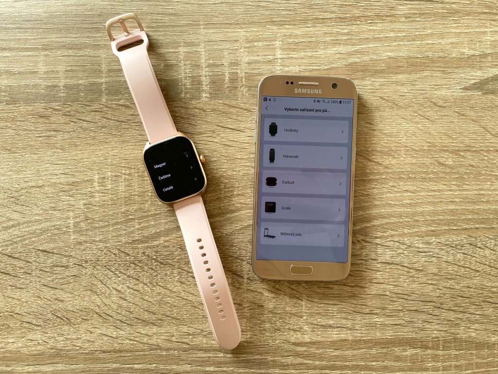 Na zegarku można ustawić język angielski