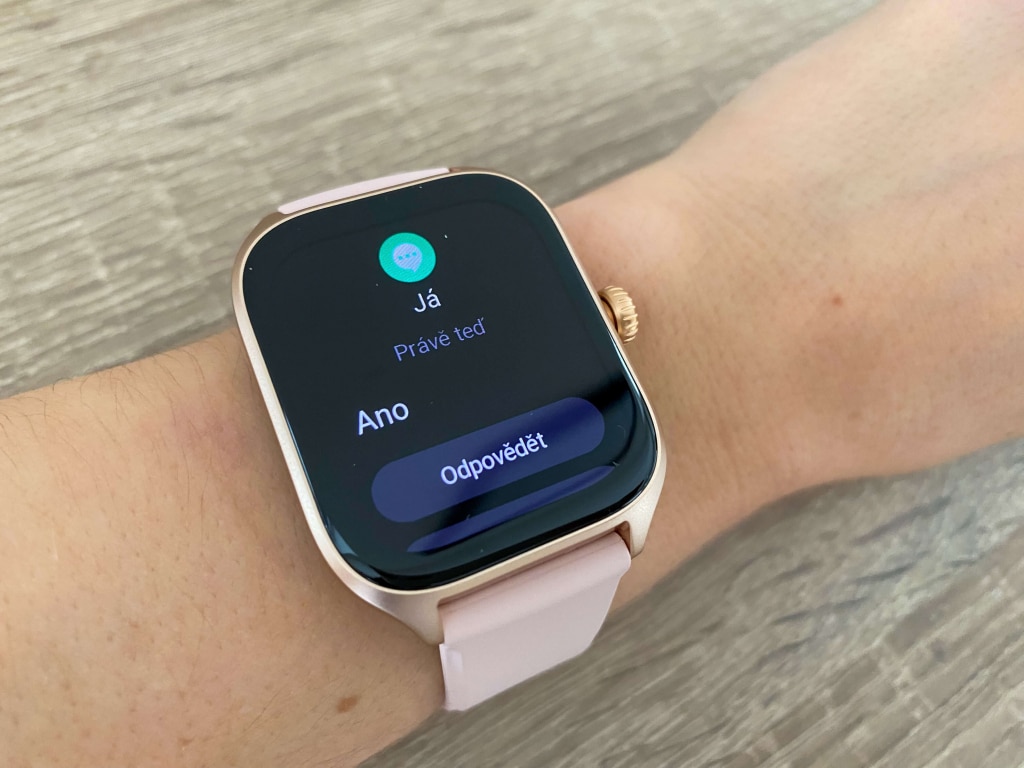 Wyświetlanie wiadomości przychodzącej