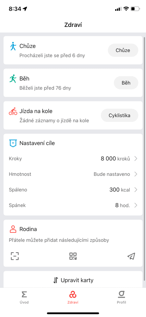 Przegląd aktywności