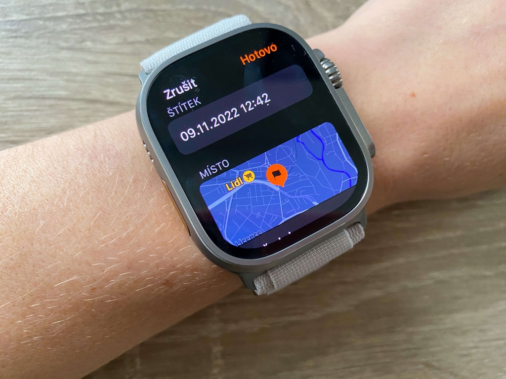 Do mapy można dodawać własne etykiety