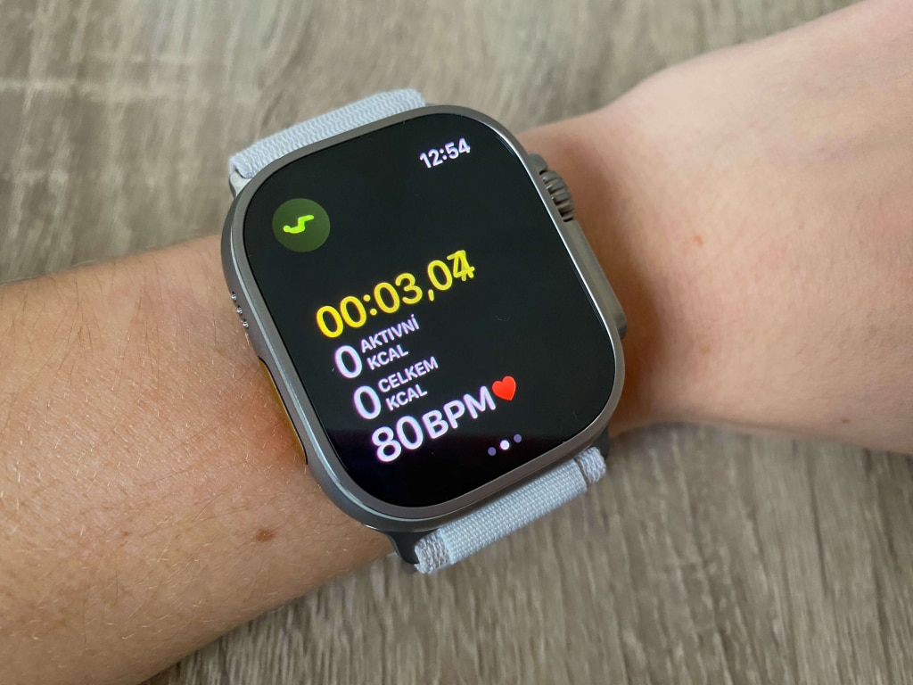 Dane podczas ćwiczeń