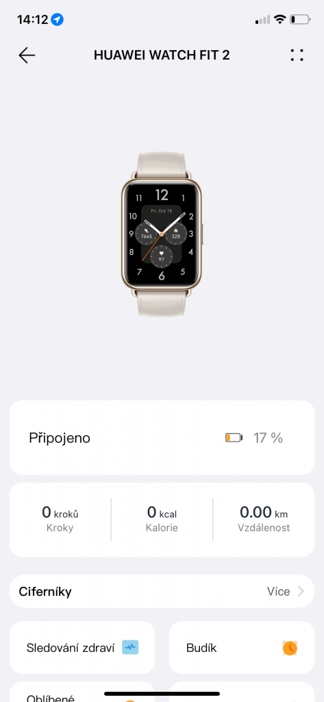 Informacje o zegarku
