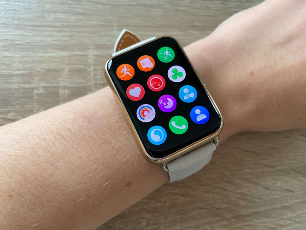 Menu główne zegarka