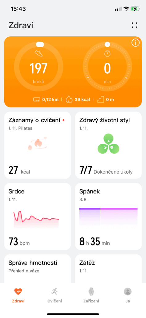 Ekran główny aplikacji
