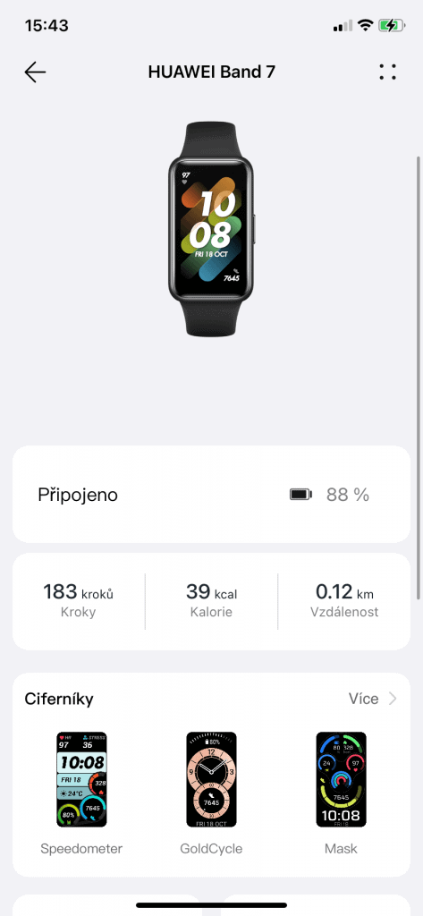 Ustawienia bransoletki