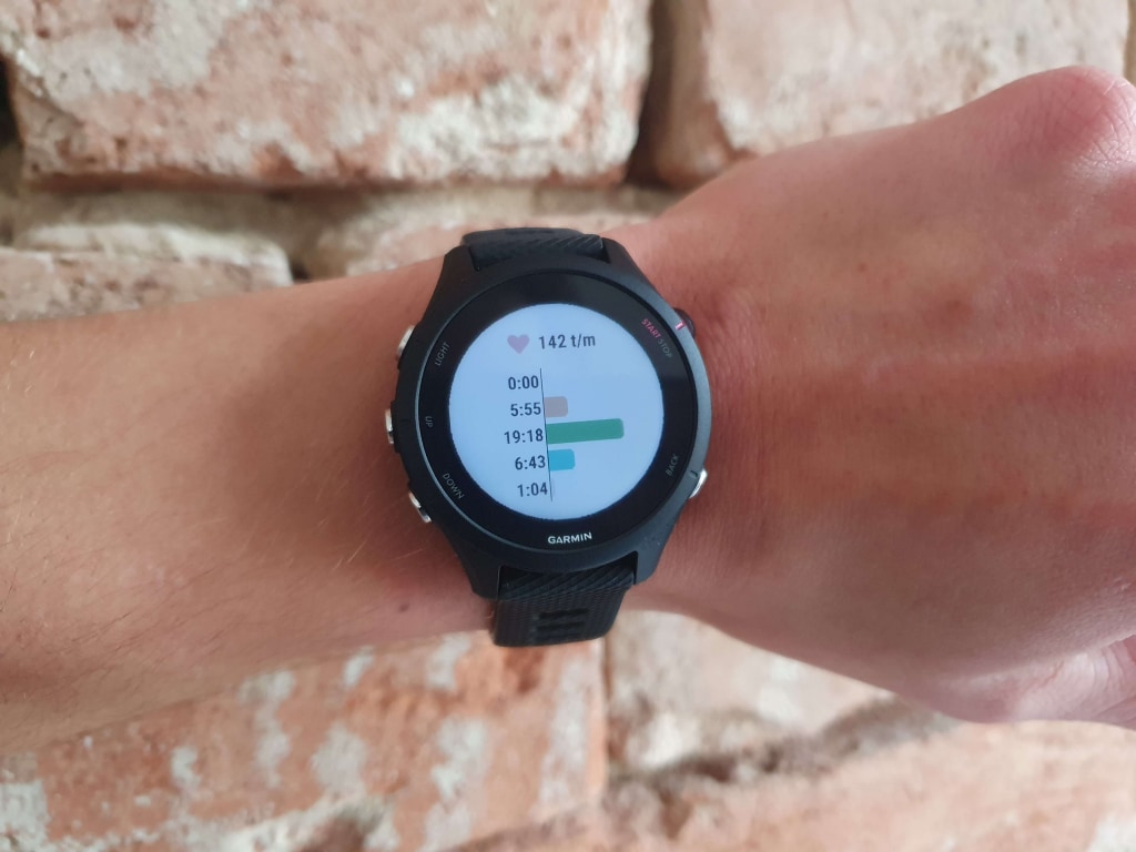 Inne możliwe sposoby wyświetlania tętna po aktywności