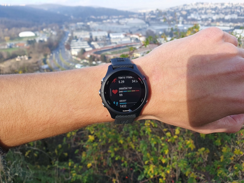 Zmierzone dane są dostępne w widoku głównym