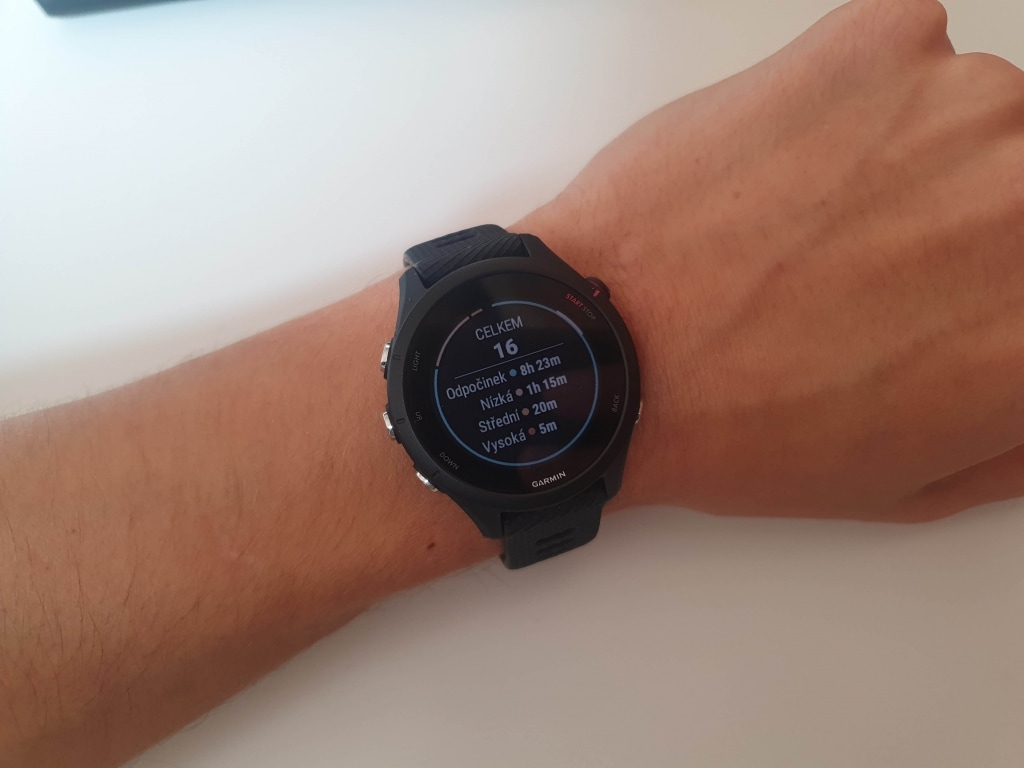 Wynik stresu jest określany na podstawie ilości wysiłku i odpoczynku