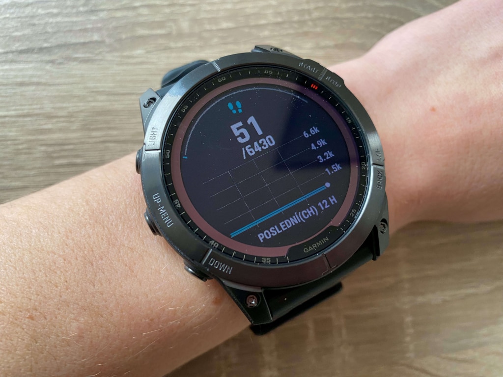 Pomiar liczby przebytych kroków