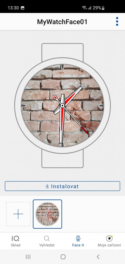 Tworzenie niestandardowych tarcz jest standardem w modelach Garmin Forerunner