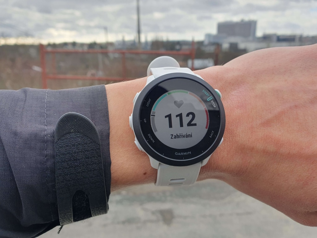 Strefy ST są również dostępne bezpośrednio podczas biegu