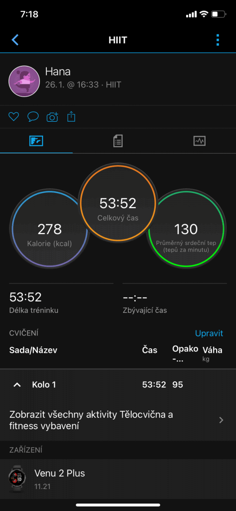 Przegląd aktywności