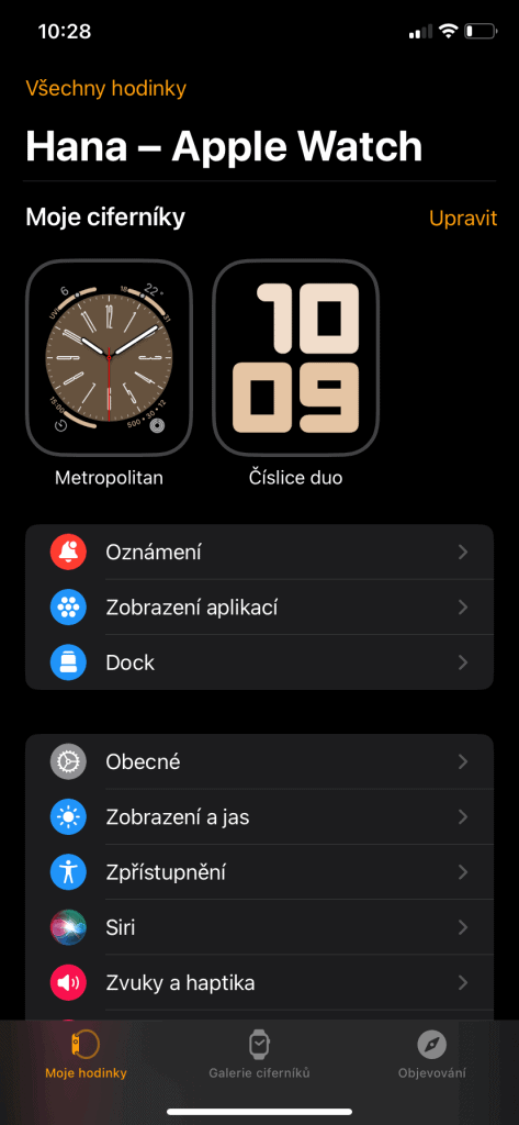 Aplikacja Watch do parowania zegarka