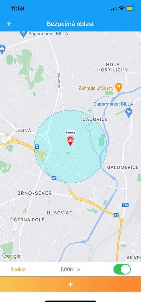 Ustawianie stref bezpieczeństwa