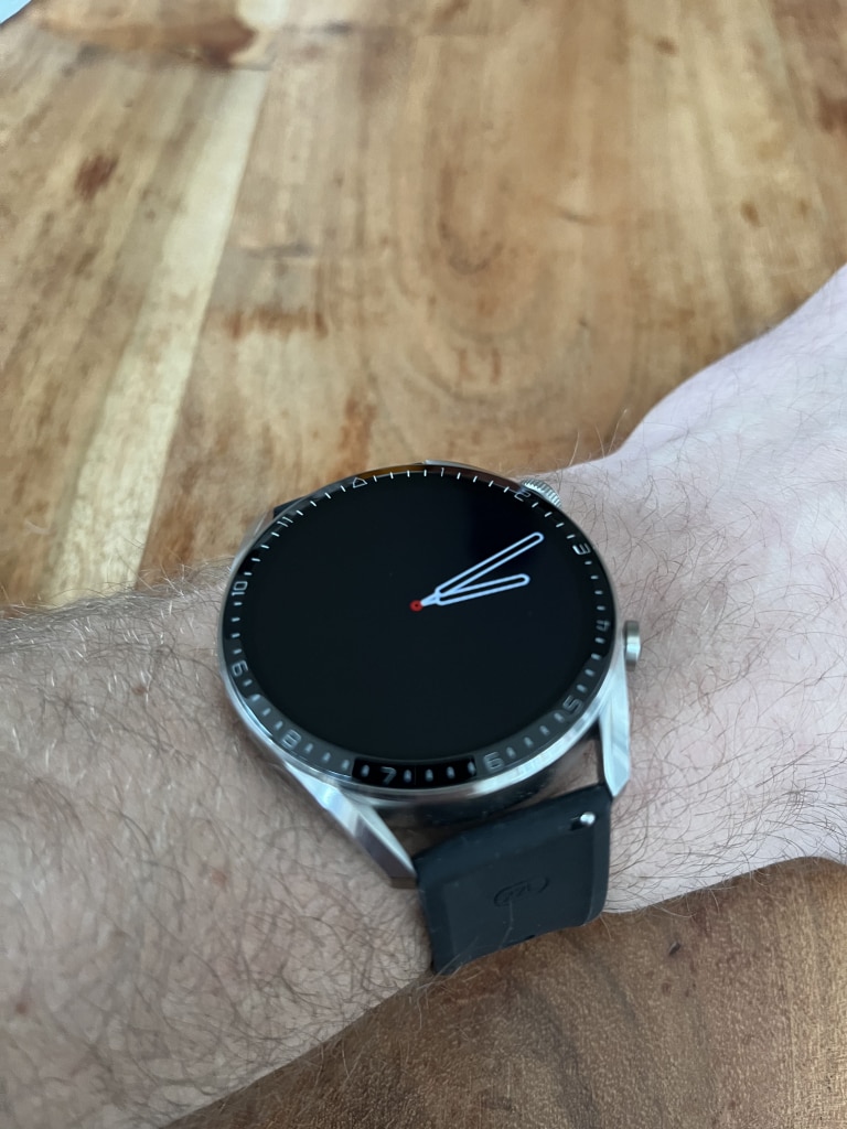 Tak wygląda zegarek z wyłączonym wyświetlaczem