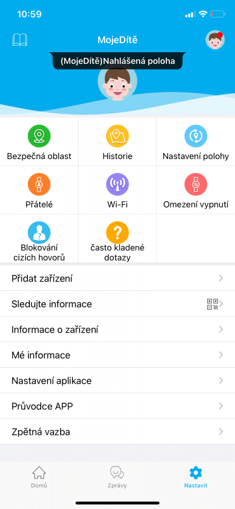 Ekran główny aplikacji mobilnej