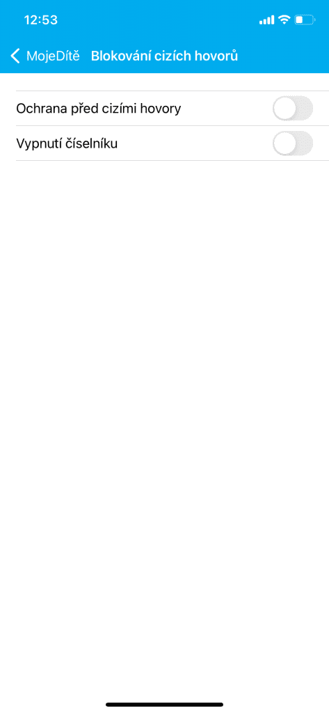 Ustawienie blokowania obcych połączeń