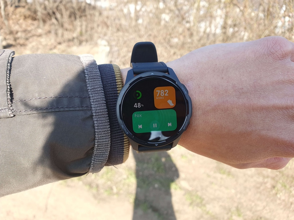 Dostępny jest również osobny widżet do szybkiego sterowania odtwarzaniem