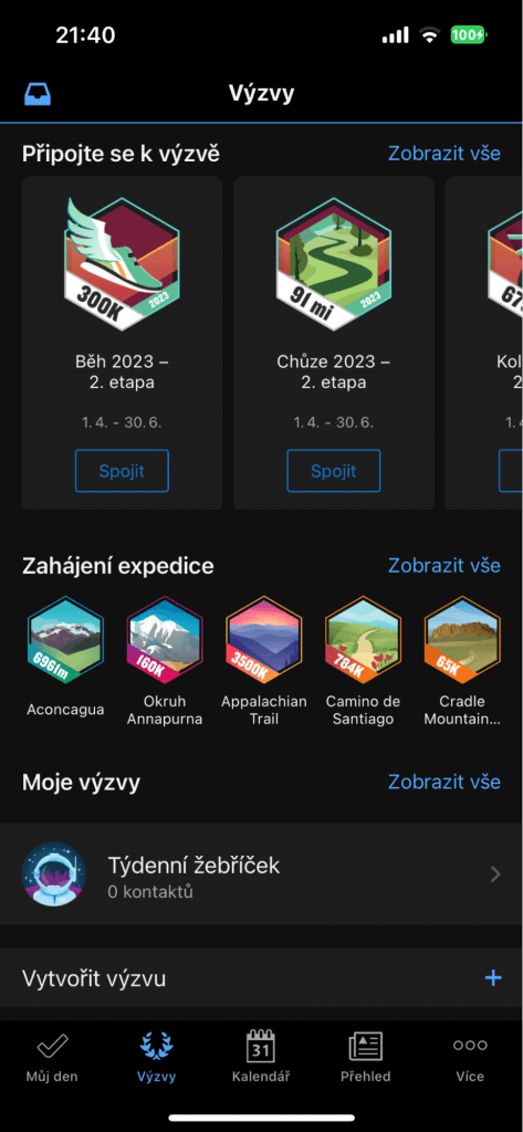 Lub uczestniczyć w różnych wyzwaniach